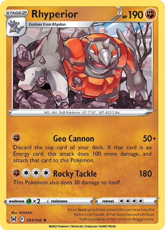 Rhyperior (LOR) #091 [EN/N] s/o