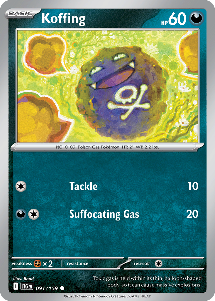 Koffing (JTG) #091 [EN/N] s/o
