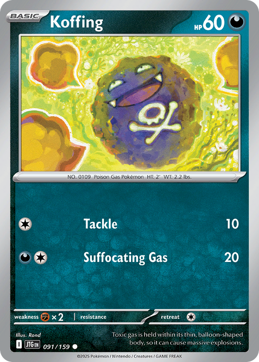 Koffing (JTG) #091 [EN/N] s/o