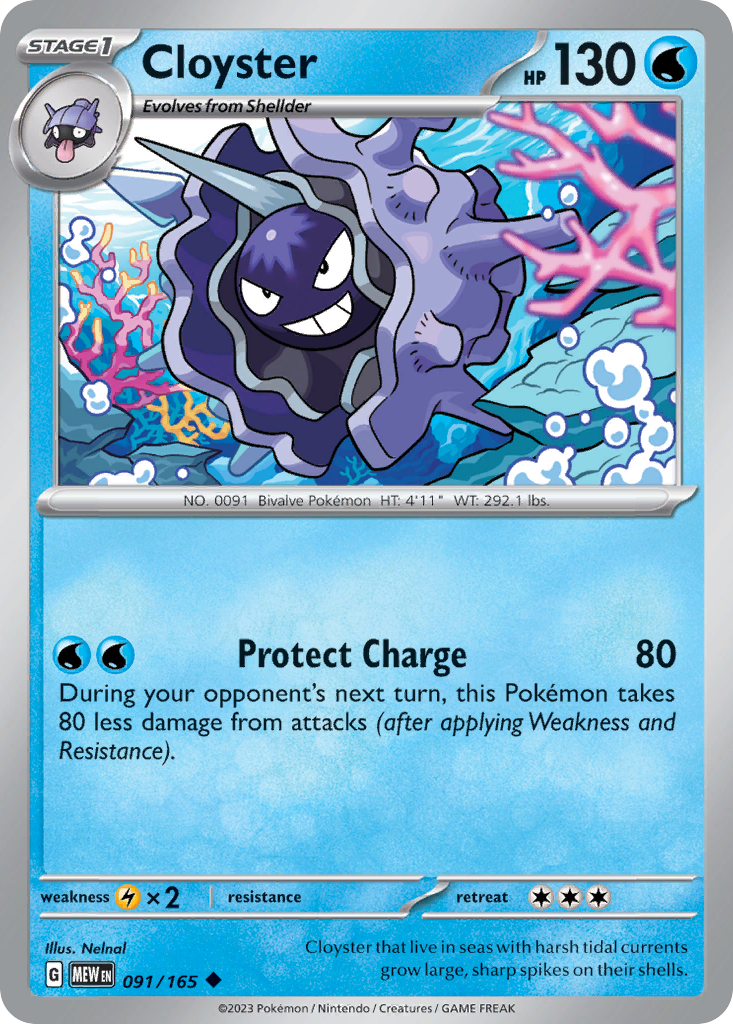 Cloyster (MEW) #091 [EN/N]