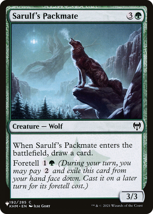 Sarulf's Packmate (PLST) #KHM-192 [EN/N] s/o