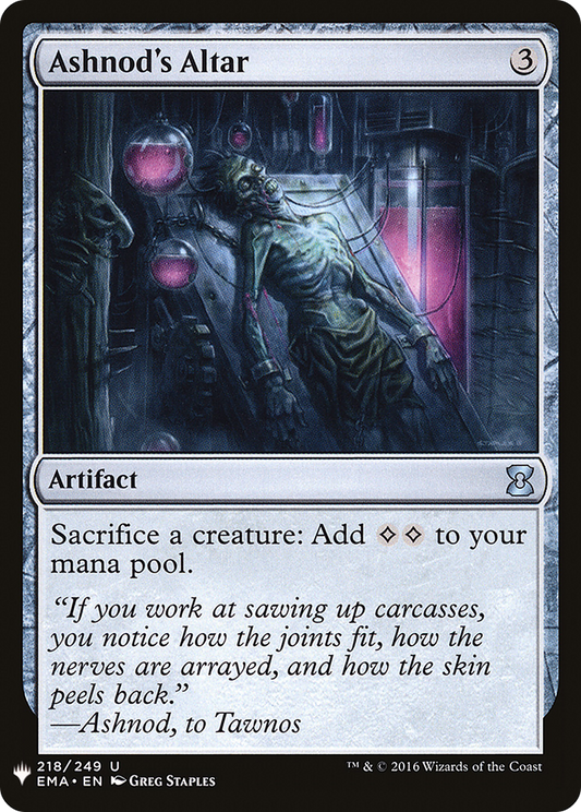 Ashnod's Altar (PLST) #EMA-218 [EN/N] s/o