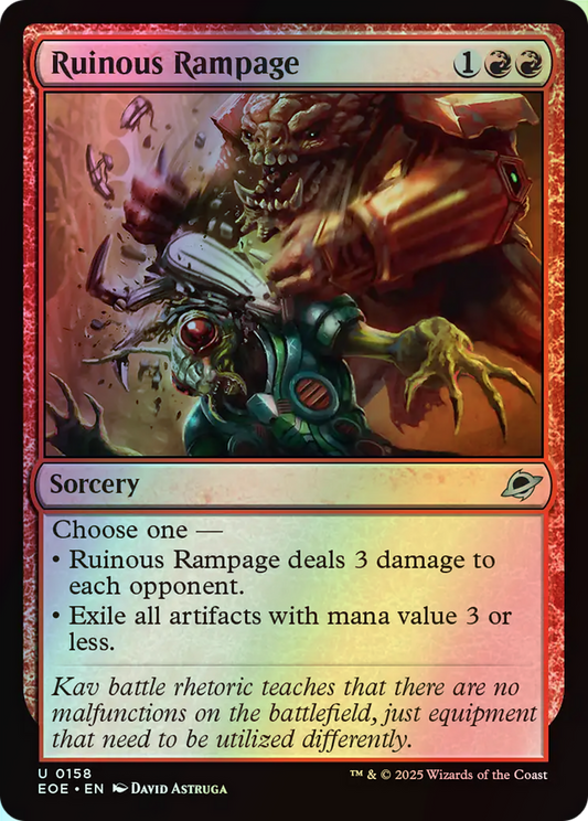 Ruinous Rampage (EOE) #158 [EN/F] s/o
