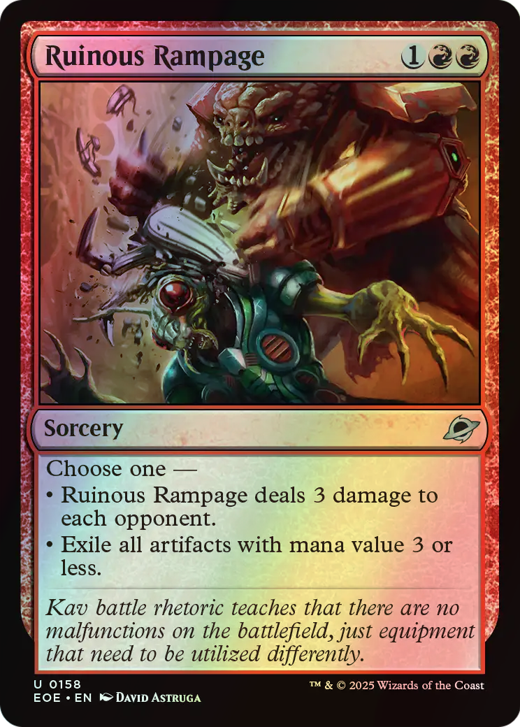 Ruinous Rampage (EOE) #158 [EN/F]