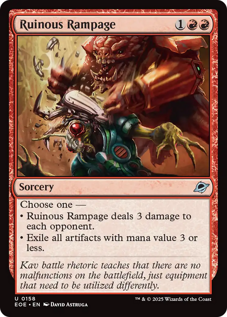 Ruinous Rampage (EOE) #158 [EN/N] s/o