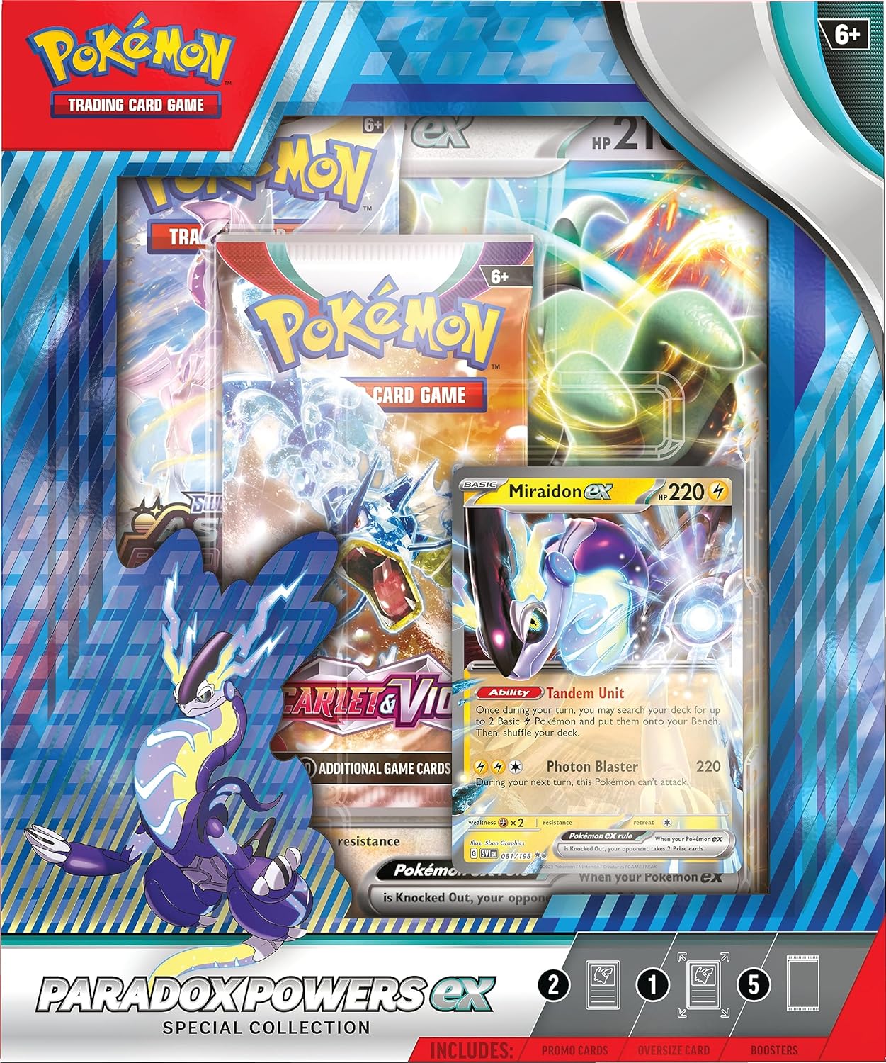 Pokémon TCG: Paradox Powers ex Special Collection (limit 1 per customer)