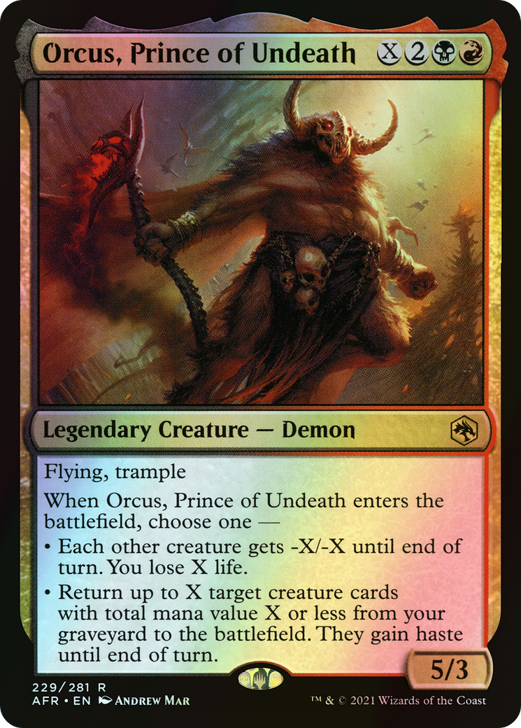 Orcus, Prince of Undeath (AFR) #229 [EN/F]