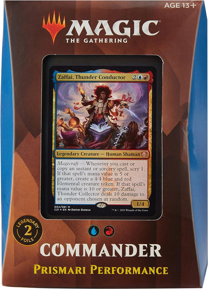 Magic: The Gathering Strixhaven Commander Deck – Prismari Performance (Blue-Red)