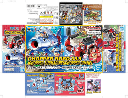One Piece - Chopper Robo 3 & 5 (Chopper Submarine & Chopper Crane) Model Kit