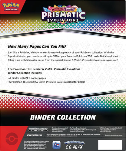 Pokemon TCG: Scarlet & Violet—Prismatic Evolutions Binder Collection