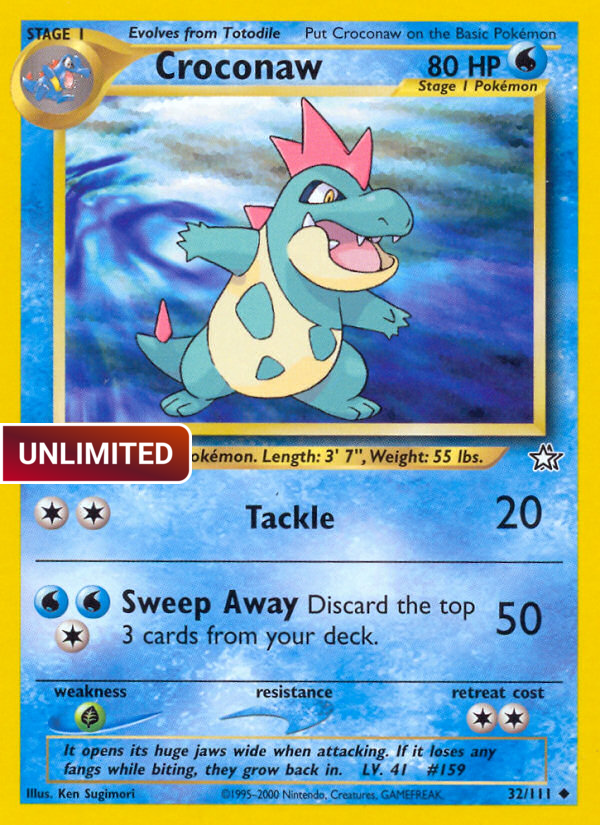 Croconaw (N1) #32 [EN/U]