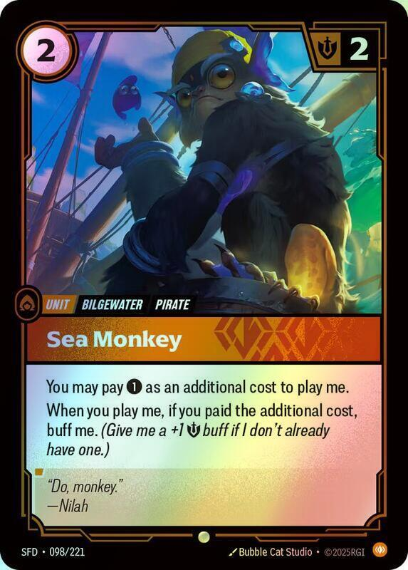 Sea Monkey (SFD) #098 [EN/F] s/o