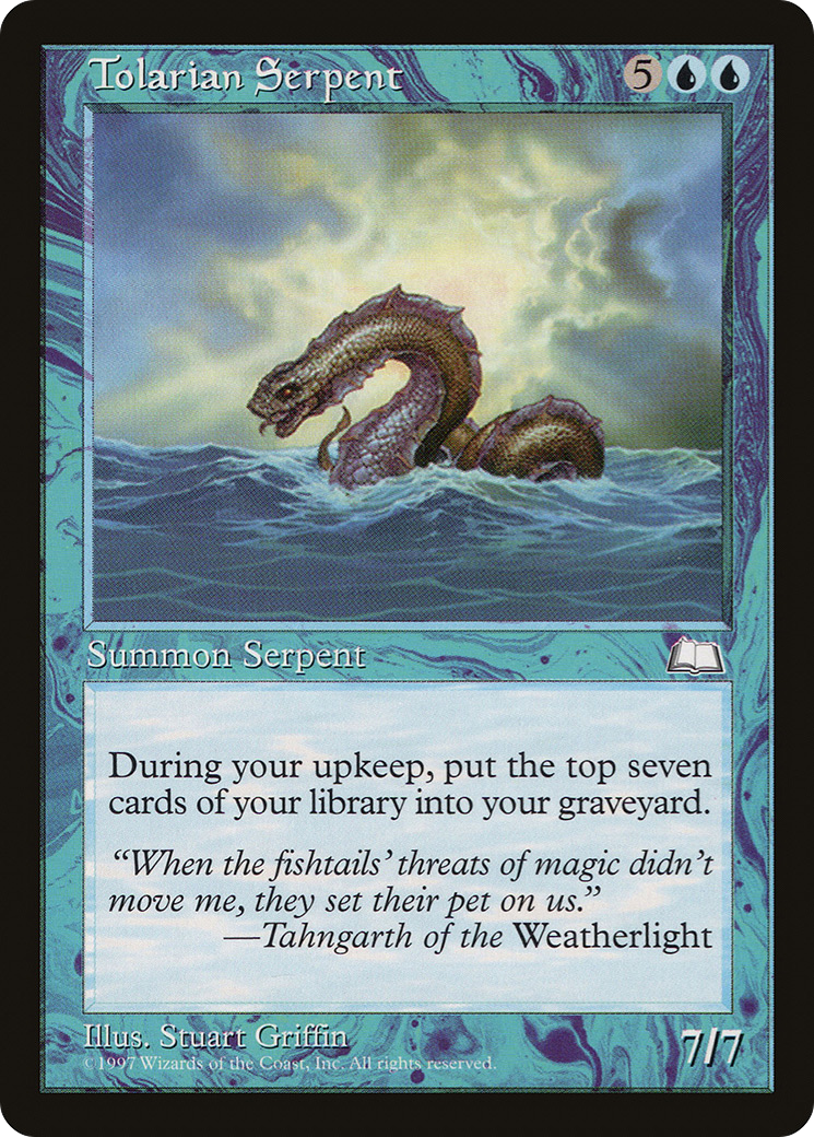 Tolarian Serpent (WTH) #57 [EN/N]