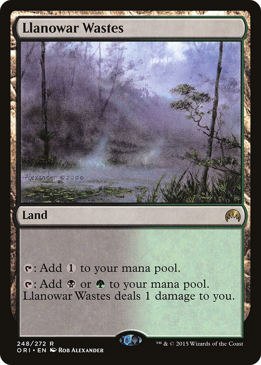 Llanowar Wastes (ORI) #248 [EN/N] s/o