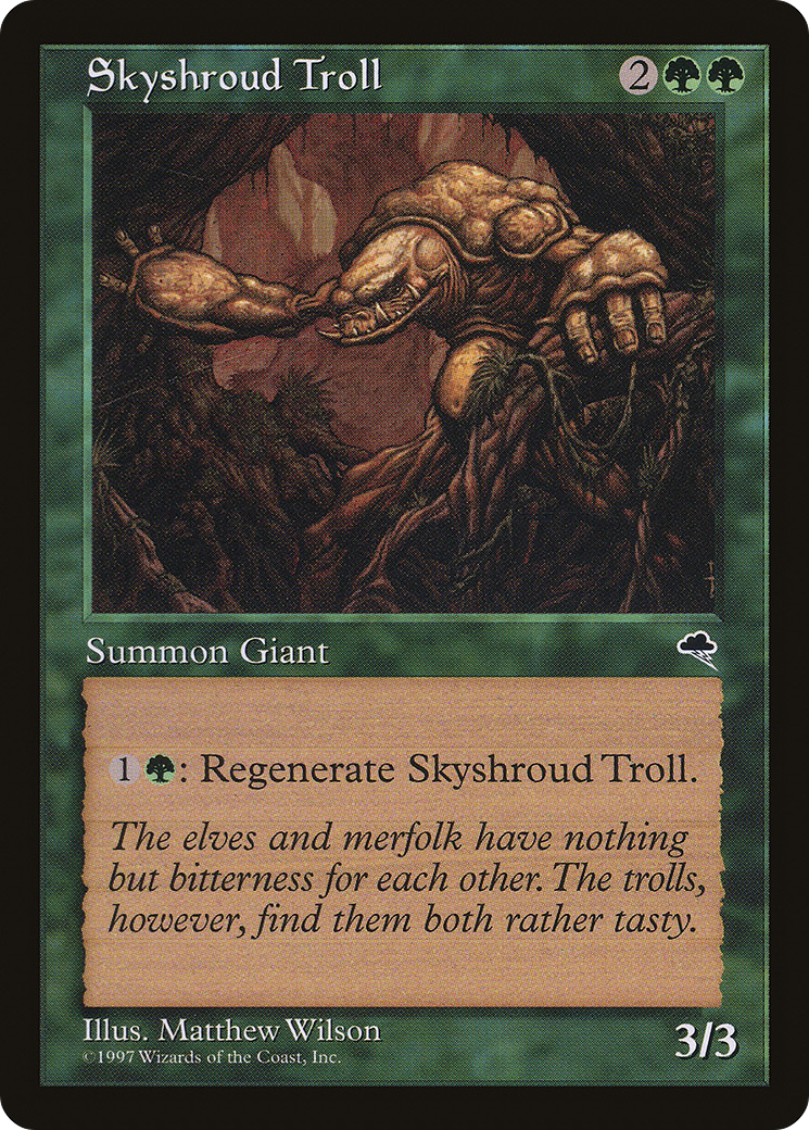 Skyshroud Troll (TMP) #257 [EN/N]