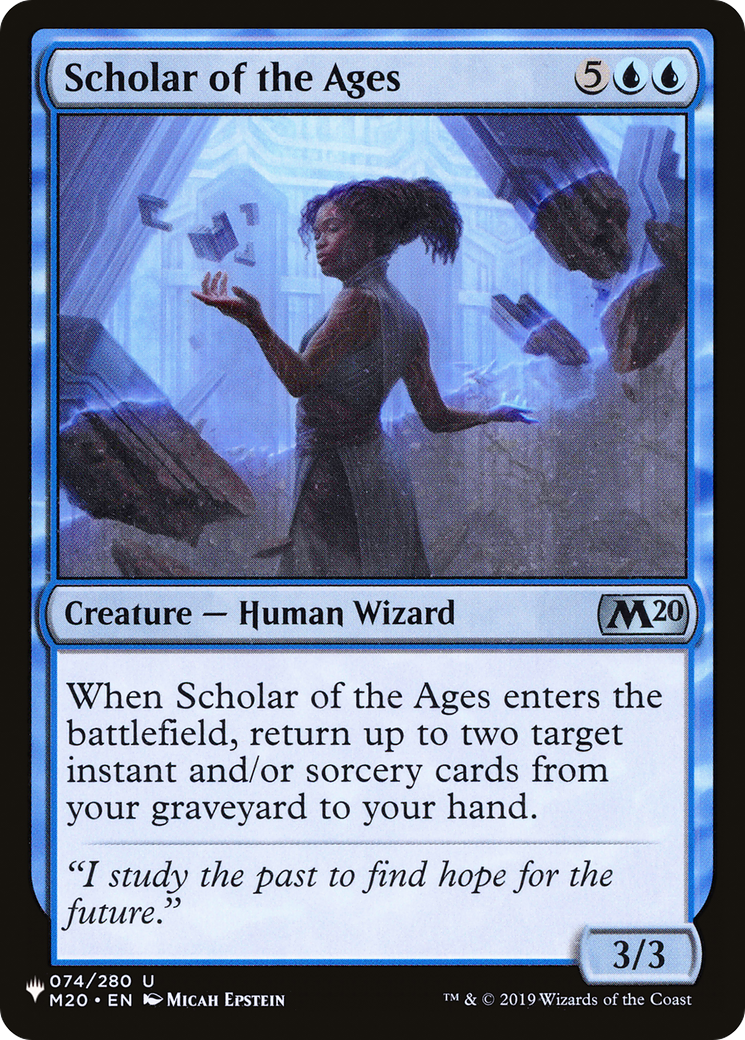 Scholar of the Ages (PLST) #M20-74 [EN/N] s/o