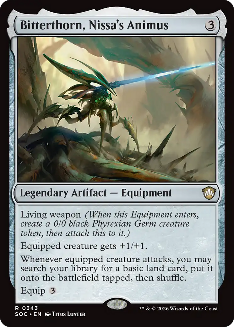 Bitterthorn, Nissa's Animus (SOC) #343 [EN/N]