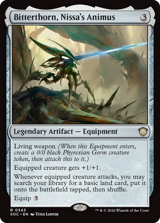 Bitterthorn, Nissa's Animus (SOC) #343 [EN/N]