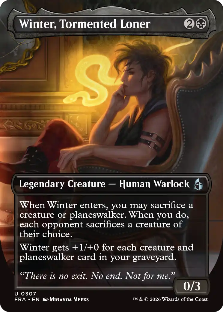 Winter, Tormented Loner (FRA) #307 [EN/N]