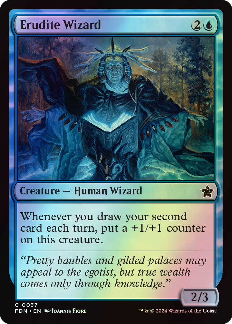 Erudite Wizard (FDN) #37 [EN/F]