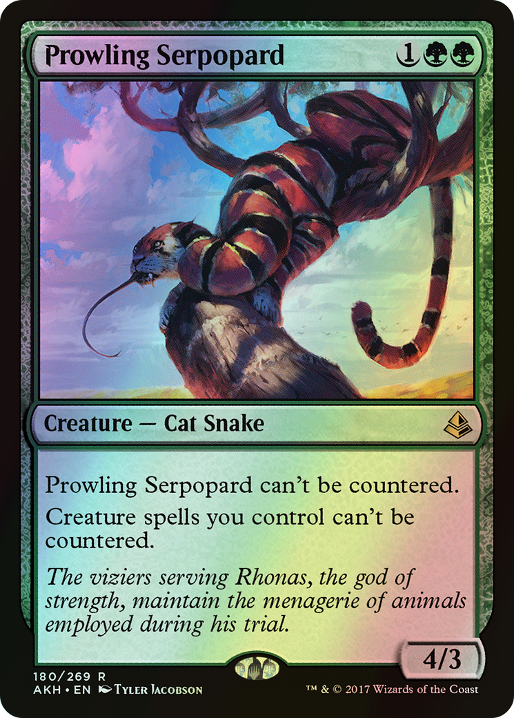Prowling Serpopard (AKH) #180 [EN/F] s/o