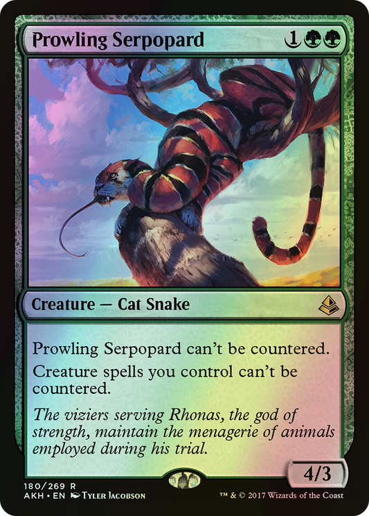 Prowling Serpopard (AKH) #180 [EN/F] s/o