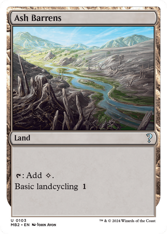 Ash Barrens (MB2) #103 [EN/N]