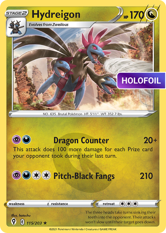 Hydreigon (EVS) #115 [EN/H] s/o