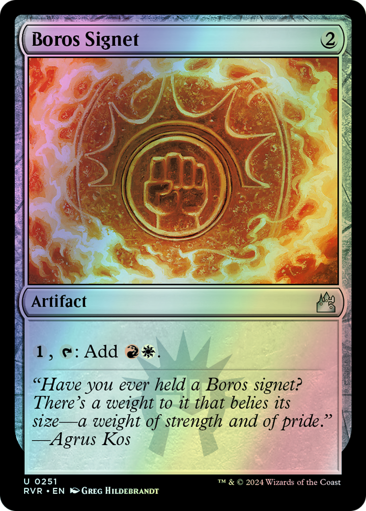 Boros Signet (RVR) #251 [EN/F] s/o