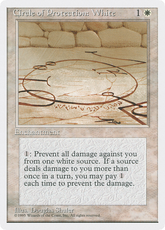 Circle of Protection: White (4ED) #18 [EN/N]