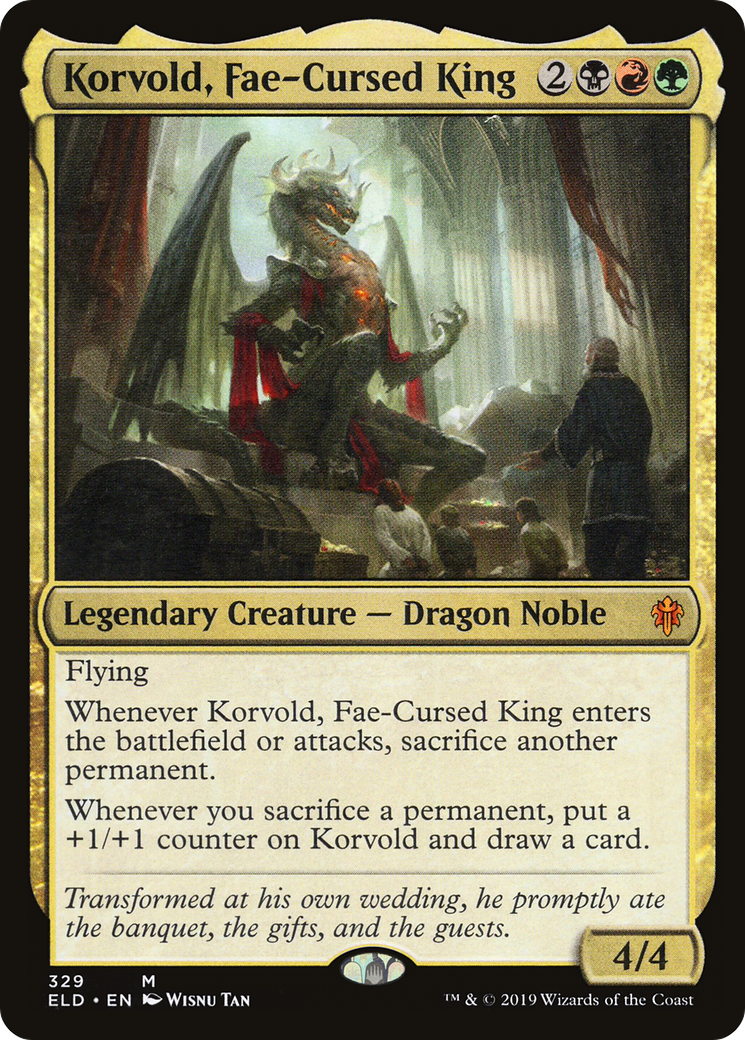 Korvold, Fae-Cursed King (ELD) #329 [EN/N]