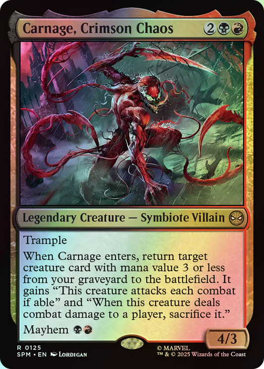 Carnage, Crimson Chaos (SPM) #125 [EN/F] s/o