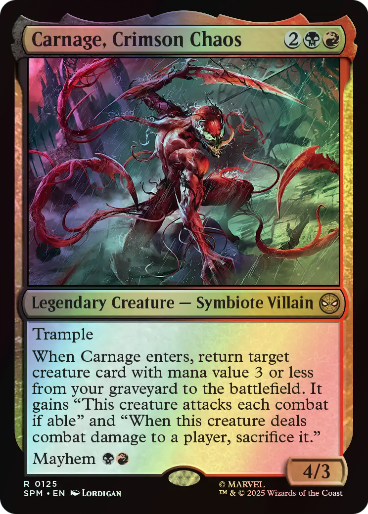 Carnage, Crimson Chaos (SPM) #125 [EN/F]