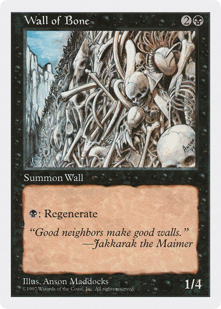 Wall of Bone (5ED) #203 [EN/N]