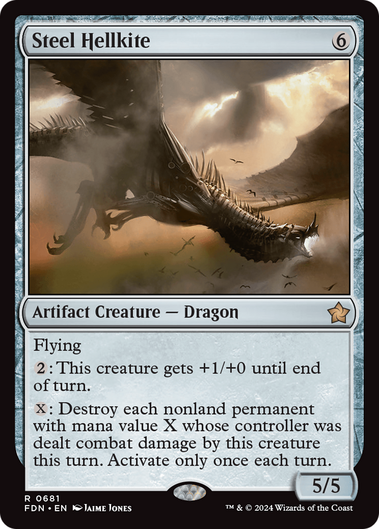 Steel Hellkite (FDN) #681 [EN/N]