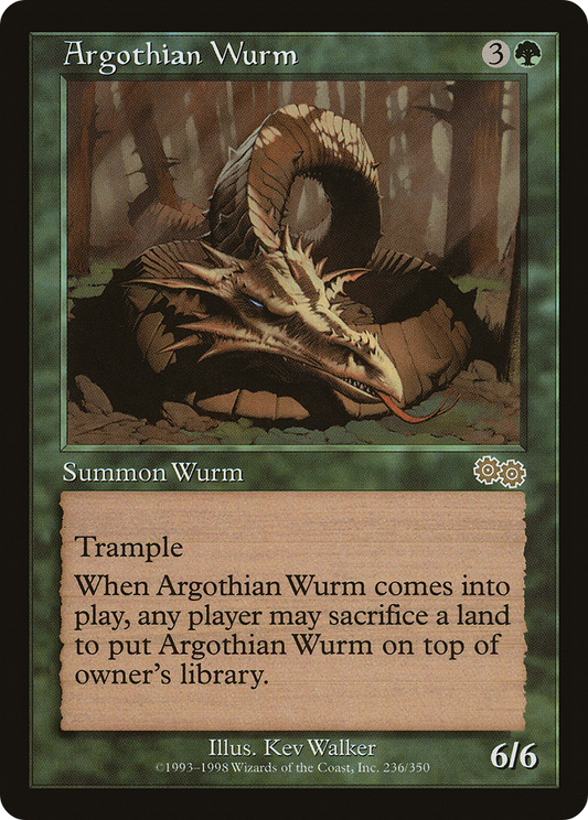 Argothian Wurm (USG) #236 [EN/N] s/o