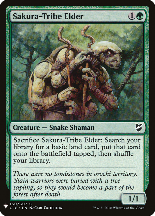 Sakura-Tribe Elder (PLST) #C18-160 [EN/N]