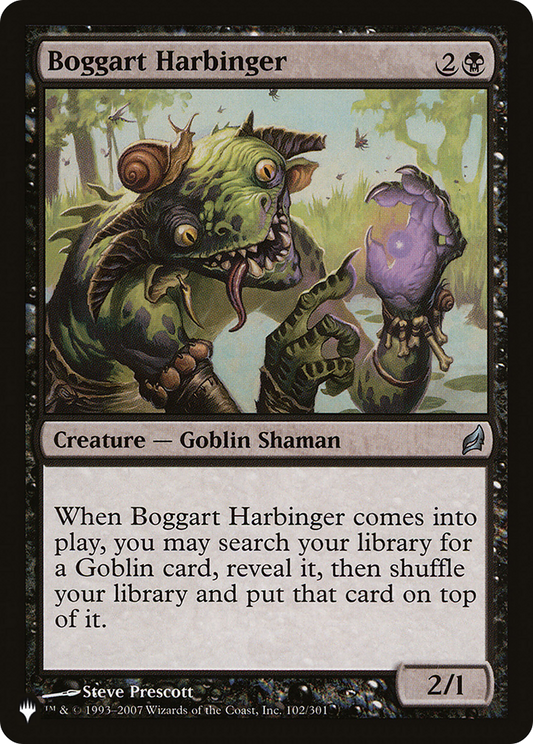 Boggart Harbinger (PLST) #LRW-102 [EN/N]