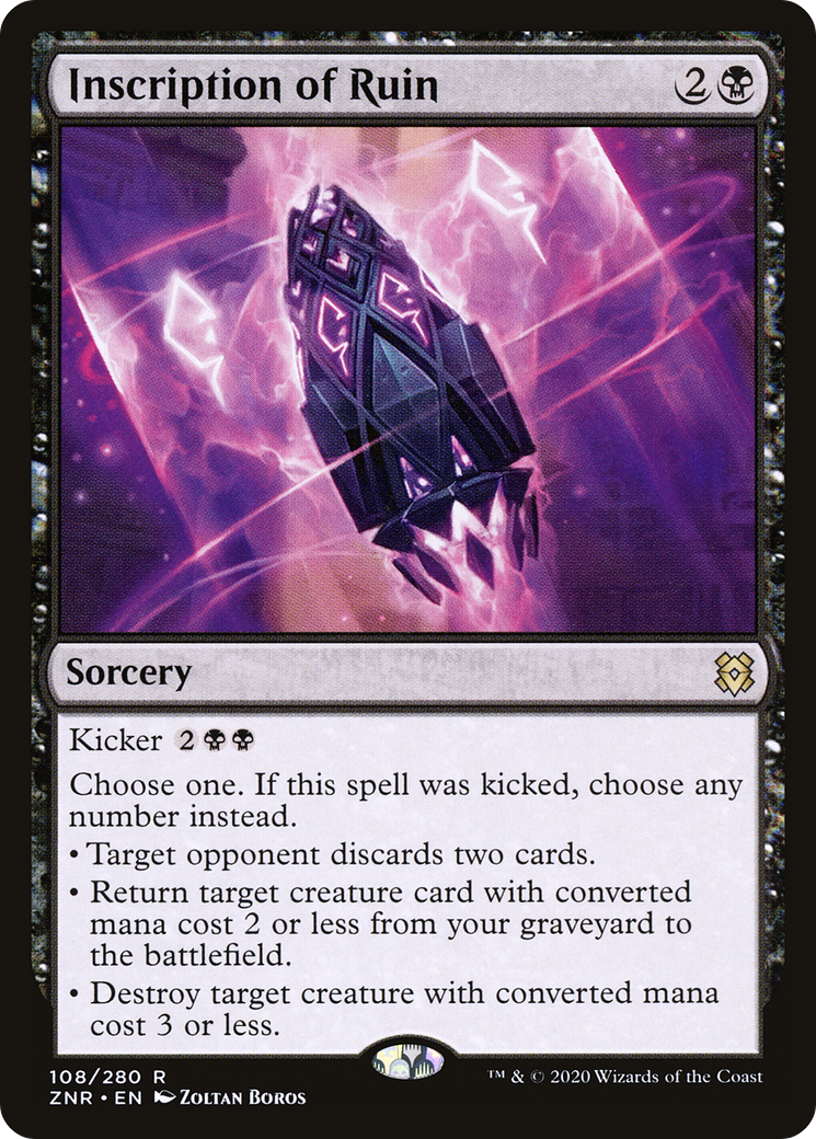 Inscription of Ruin (ZNR) #108 [EN/N]