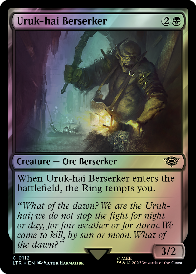 Uruk-hai Berserker (LTR) #112 [EN/F]
