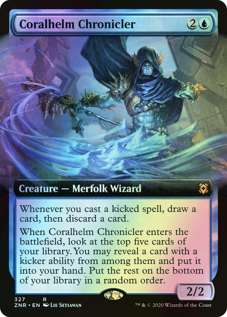 Coralhelm Chronicler (ZNR) #327 [EN/F]