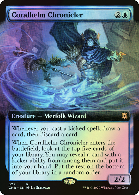 Coralhelm Chronicler (ZNR) #327 [EN/F]