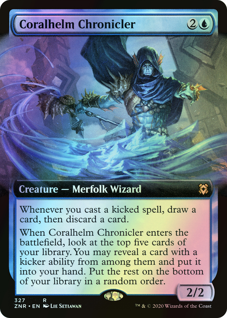 Coralhelm Chronicler (ZNR) #327 [EN/F]