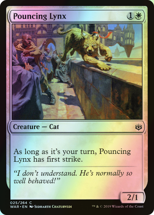 Pouncing Lynx (WAR) #25 [EN/F]