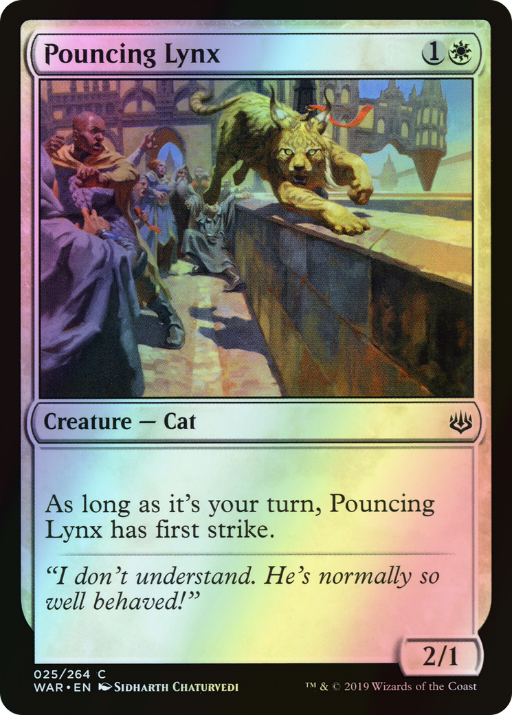 Pouncing Lynx (WAR) #25 [EN/F]
