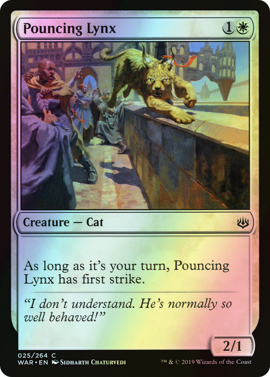Pouncing Lynx (WAR) #25 [EN/F]