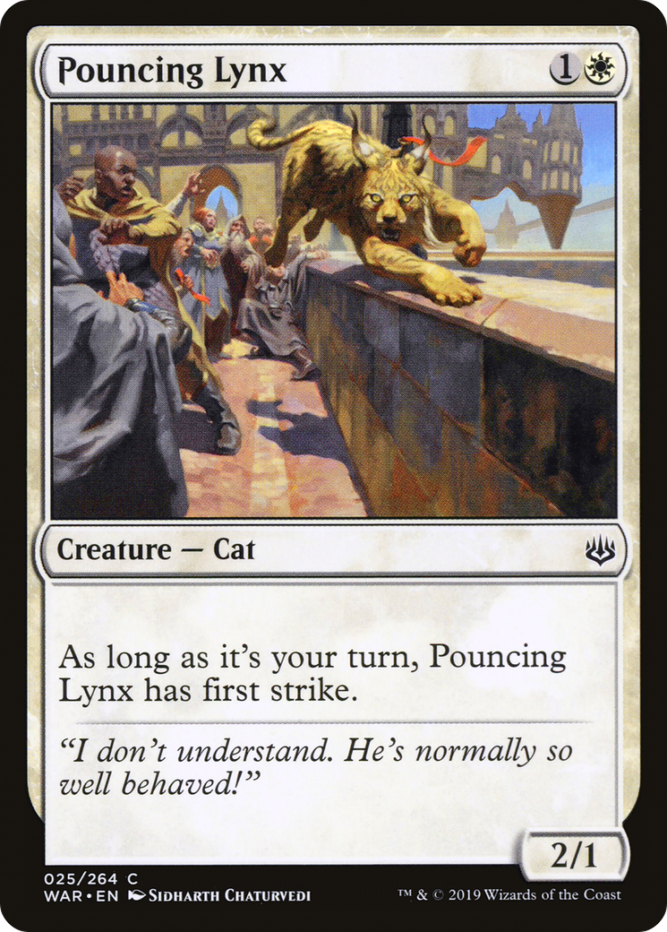Pouncing Lynx (WAR) #25 [EN/N] s/o