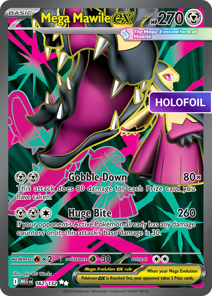 Mega Mawile ex - 162/132 (MEG) #162 [EN/H]