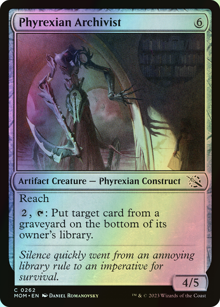 Phyrexian Archivist (MOM) #262 [EN/F]