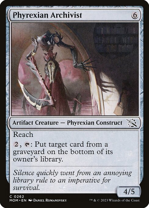 Phyrexian Archivist (MOM) #262 [EN/N]